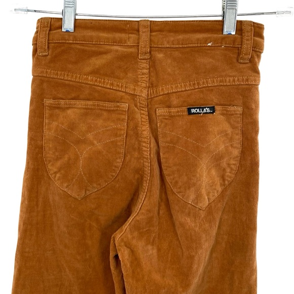 Rollas Eastcoast High Rise Flare Corduroy Jean Pants Size 25 - Picture 7 of 11